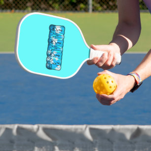Blue Stylish Hakuna Matata Bringing Fun & Inspire  Pickleball Paddle