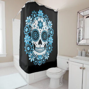 Blue Sugar Skull