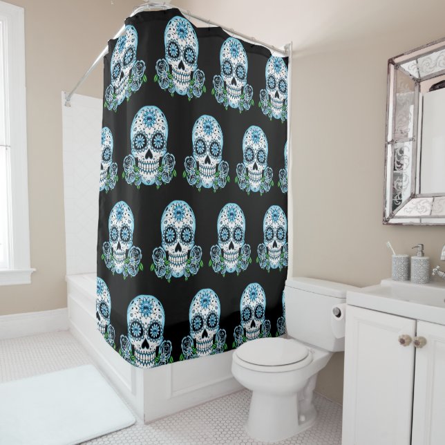 Blue Sugar Skull (In Situ)