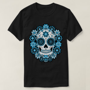 Blue Sugar Skull T-Shirt