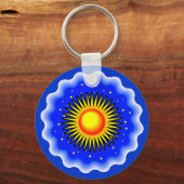 Blue Sun Keychain (Front)