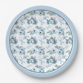 Blue Sunday ME/CFS Awareness Plate