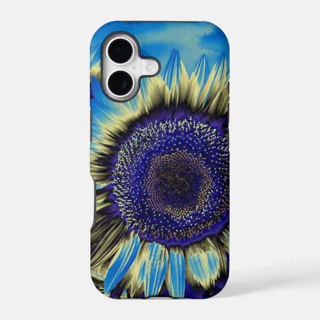 Blue Sunflower (Back)