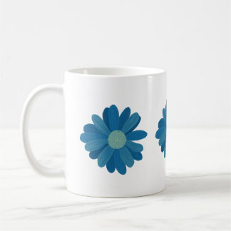 Blue Sunflowers Coffee Mug