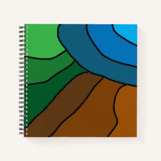 Blue sunrise Notebook