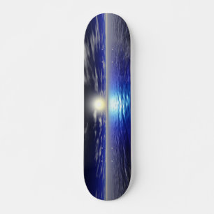Blue Sunrise Skateboard