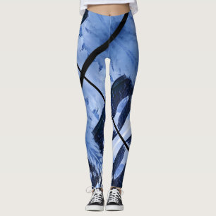 Blue Sunset art by EelKat Wendy C Allen Leggings