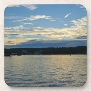 Blue Sunset Lake Of Ozarks Coaster
