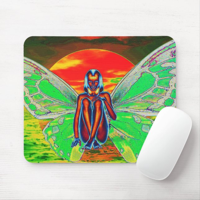 Blue Sunset Mouse Pad (With Mouse)