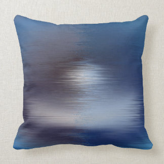 Blue Sunset Throw Pillow