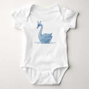 Blue Swan T-Shirt Baby Bodysuit