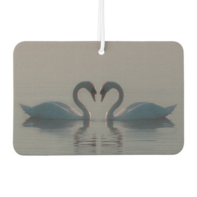 Blue Swans Must Be Love Air Freshener (Front)