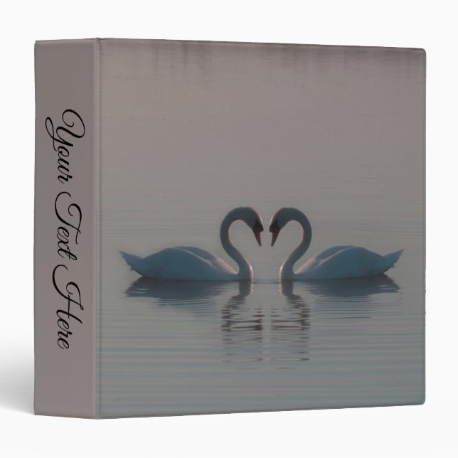 Blue Swans Must Be Love Binder (Front/Spine)