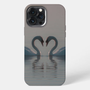 Blue Swans Must Be Love iPhone 13 Pro Max Case