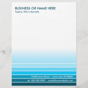blue swatch letterhead