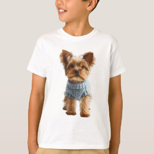Blue Sweater Yorkie Kids