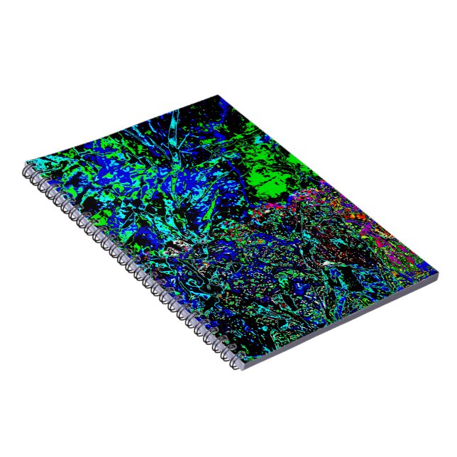 Blue sweet textured Spiral Photo Notebook,Chirpy  Notebook (Right Side)