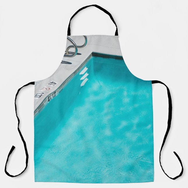 Blue swimming pool apron (Front)