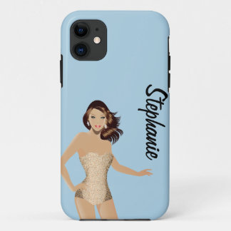 Blue Swinsuit Girl Mate ID™ iPhone 5 Coque