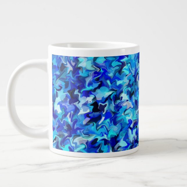 Blue Swirl 20oz Mug (Left)