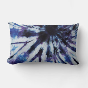 Blue Swirl Lumbar Pillow
