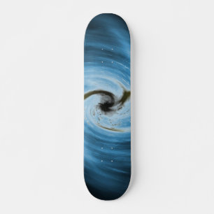 Blue Swirl Skateboard