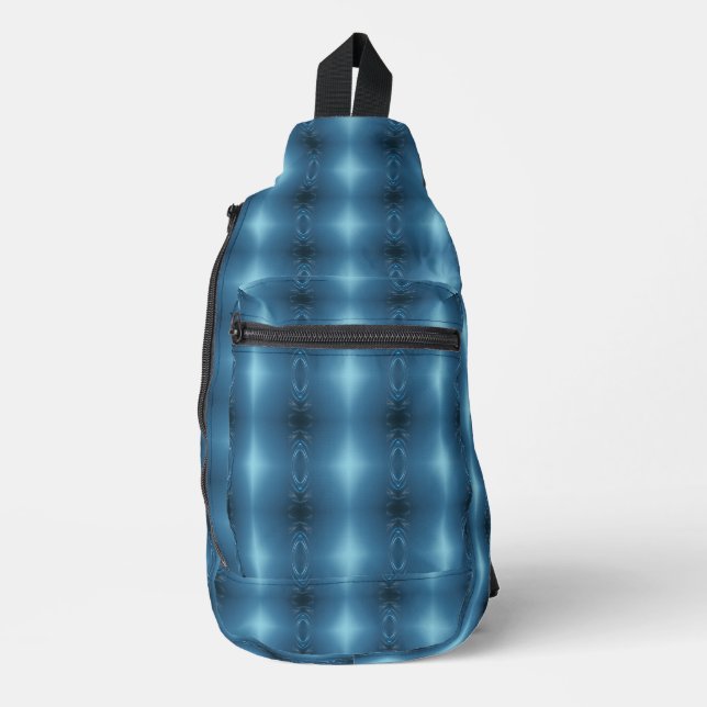 Blue Swirl Sling Bag (Front)