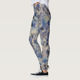 Blue Swirls Leggings