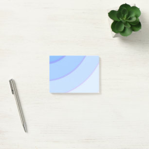 Blue Swirls Post-It Notes