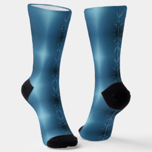 Blue Swirls Socks