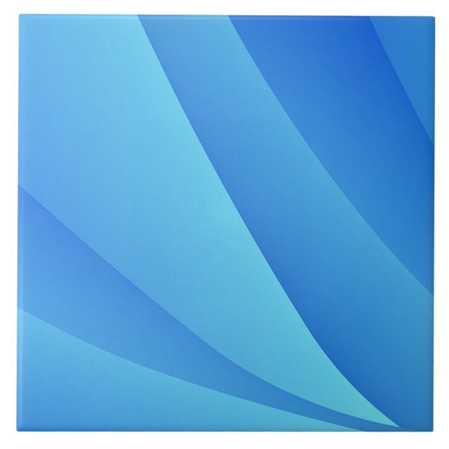Blue Swirls Tile (Front)