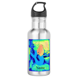 blue-tail mermaid design skin for iPod touch 4G 532 Ml Water Bottle