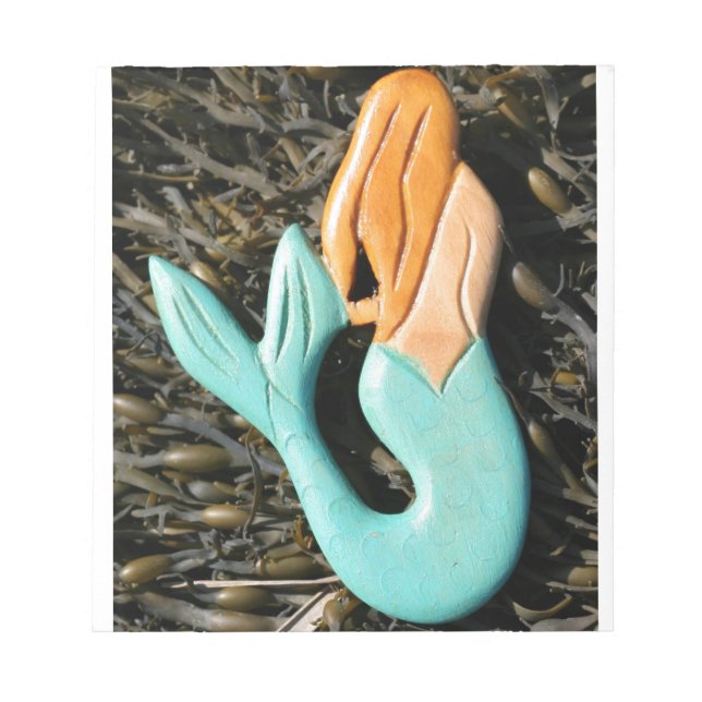 blue-tail mermaid notepad (Front)