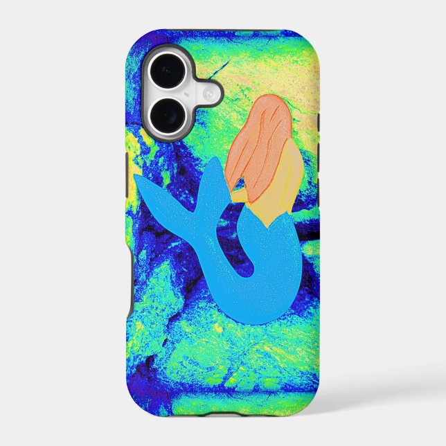 blue-tailed mermaid design (Back)