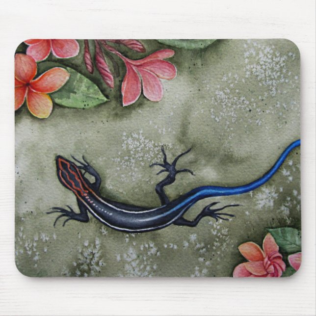 Blue-tailed racer skink mouse pad (Front)