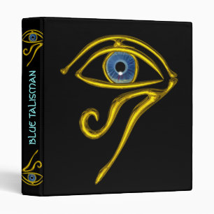 BLUE TALISMAN / GOLD HORUS EYE BINDER
