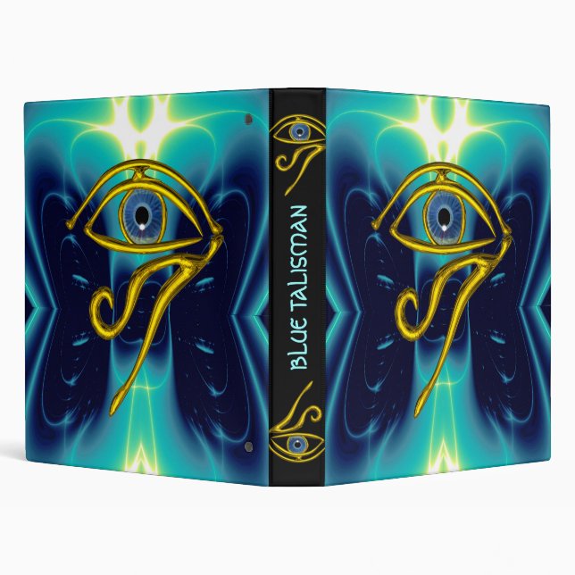 BLUE TALISMAN / GOLD HORUS EYE BINDER (Background)
