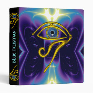 BLUE TALISMAN / GOLD HORUS EYE BINDER