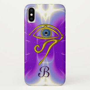 BLUE TALISMAN MONOGRAM Pink Fuchsia Purple Case-Mate iPhone Case