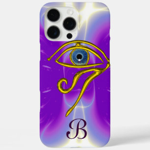 BLUE TALISMAN MONOGRAM Pink Fuchsia Purple iPhone 16 Pro Max Case