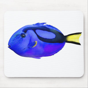 Blue Tang Saltwater Fish Mouse Pad
