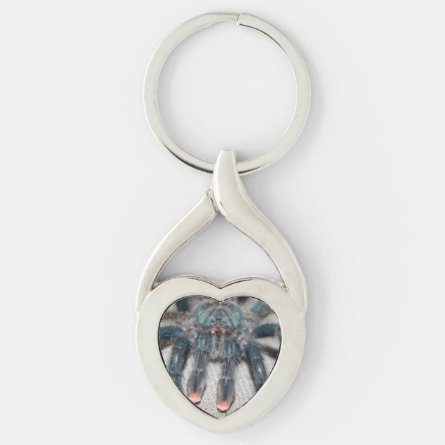 blue tarantula keychain (Front)