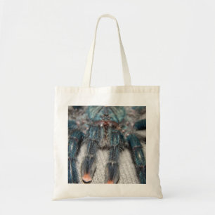 blue tarantula tote bag