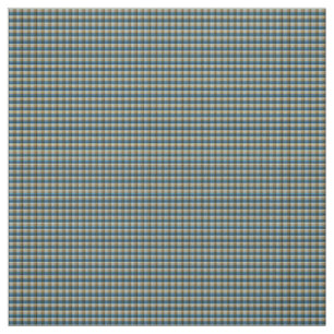 Blue Tartan Checks Pattern Print, Fabric
