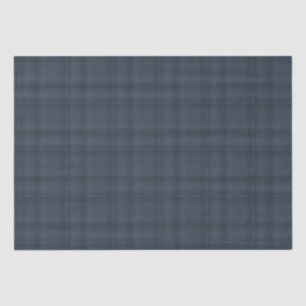 Blue Tartan Plaid Christmas Tissue Paper   Elegant