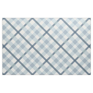 Blue Tartan Plaid Scottish Clan Pattern Fabric