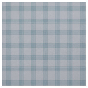 Blue Tartan Plaid Scottish Clan Pattern Fabric