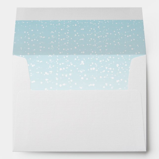 Blue Tea Envelope Sparkling Wedding Collection (Back (Bottom))