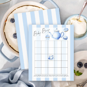 Blue tea party - Baby Bingo game