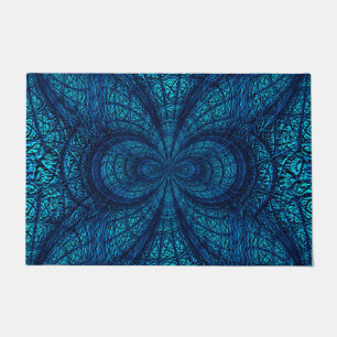 Blue Teal Decorative Doormat